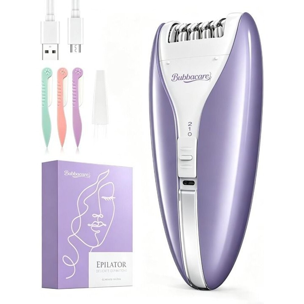 New Epilator for Women, 2 Speeds Electric Hair Remover with 32 Tweezers